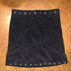 small black studded skirt
